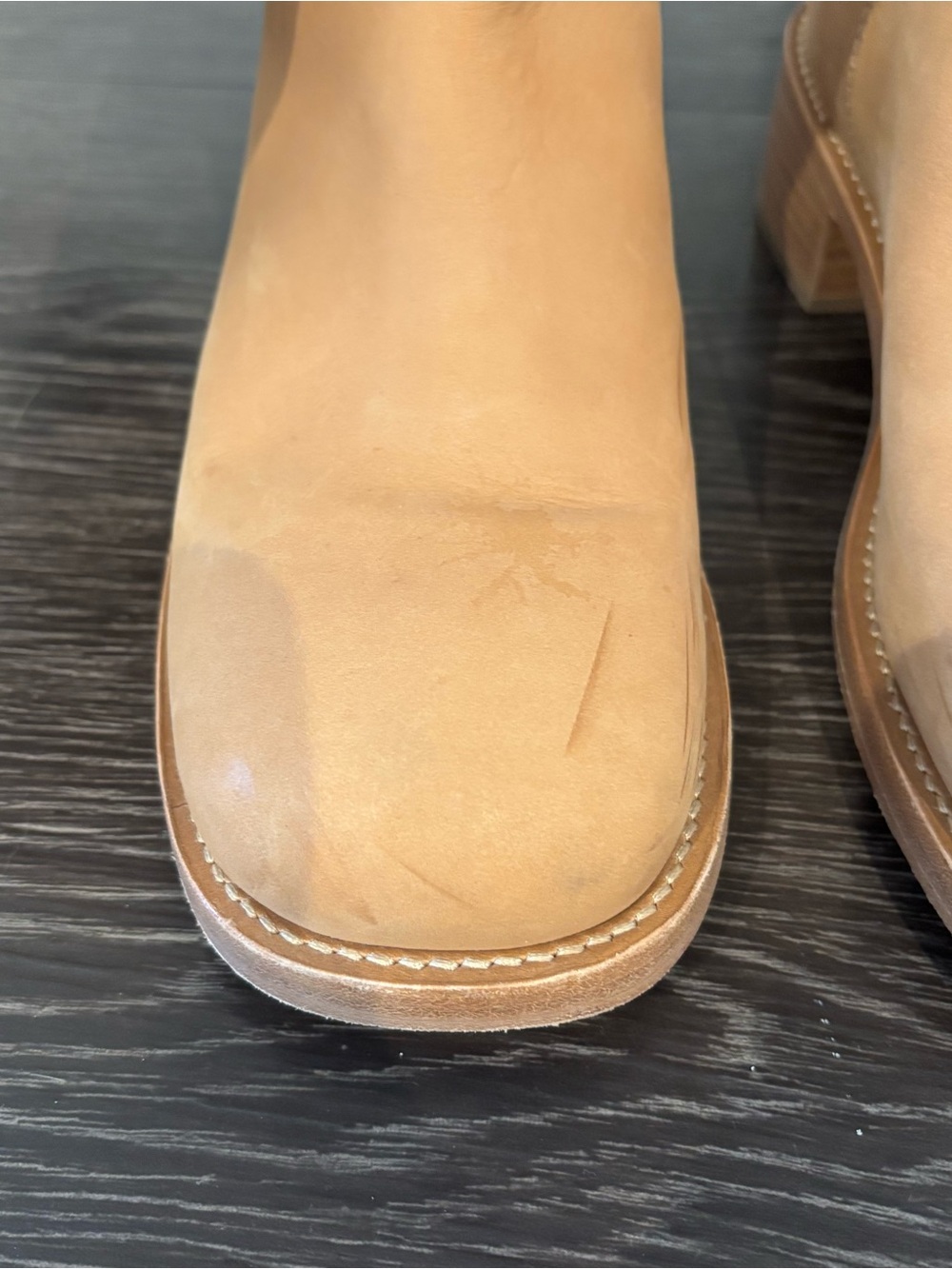 Steve Madden Riggs Boots - Banana Leather - Picture 4 of 7